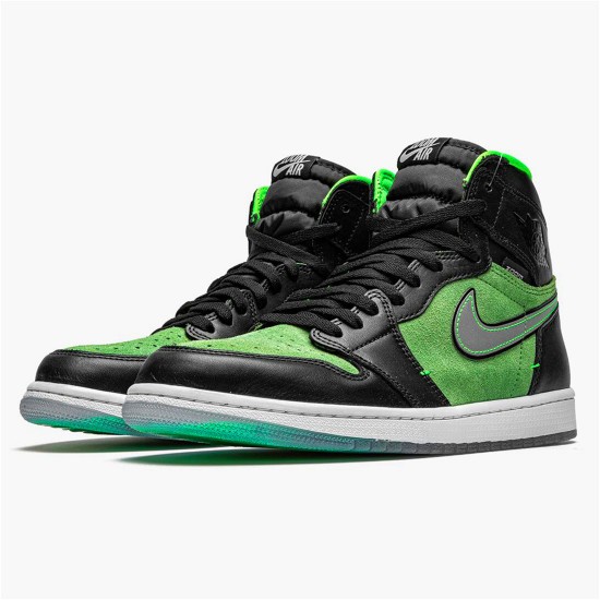 CK6637-002 Jordan 1 Retro High Zoom Zen Green Dámské A Pánské Boty