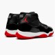 378037-061 Jordan 11 Retro Playoffs Bred (2019) Dámské A Pánské Boty