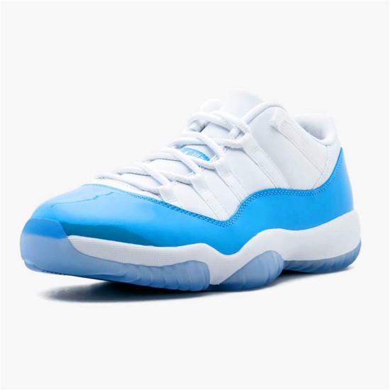 528895-106 Jordan 11 Retro Low University Blue (2017) Dámské A Pánské Boty