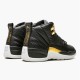 AO6068-007 Jordan 12 Retro Black Metallic Gold White Dámské A Pánské Boty