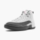 130690-160 Jordan 12 Retro White Dark Grey Pánské Boty