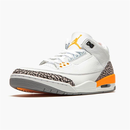 CK9246-108 Jordan 3 Retro Laser Orange Dámské A Pánské Boty