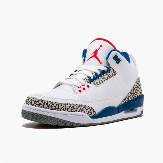 854262-106 Jordan 3 Retro True Blue (2016) Pánské Boty