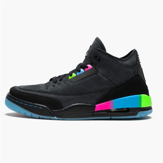 AT9195-001 Jordan 3 Retro Quai 54 (2018) Dámské A Pánské Boty