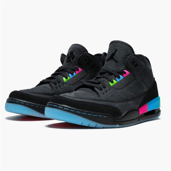 AT9195-001 Jordan 3 Retro Quai 54 (2018) Dámské A Pánské Boty