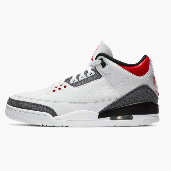 CZ6433-100 Jordan 3 Retro SE-T CO JP Fire Red Denim Pánské Boty