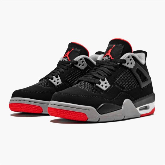 308497-060 Jordan 4 Retro Bred (2019) Dámské A Pánské Boty