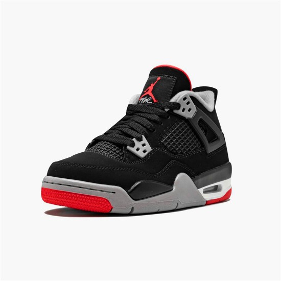 308497-060 Jordan 4 Retro Bred (2019) Dámské A Pánské Boty