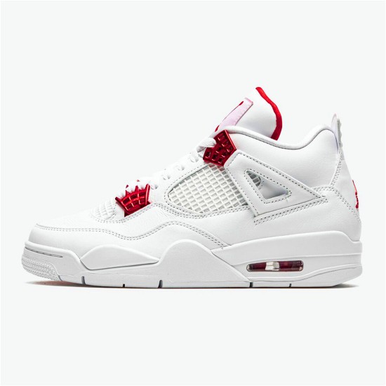 CT8527-112 Jordan 4 Retro Metallic Red Dámské A Pánské Boty