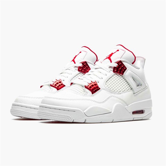 CT8527-112 Jordan 4 Retro Metallic Red Dámské A Pánské Boty