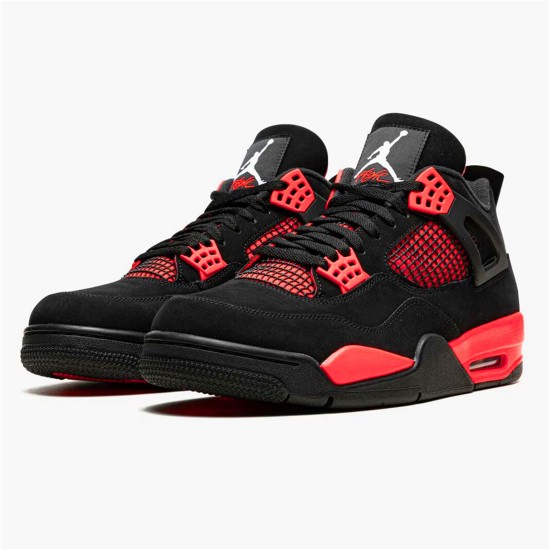 CT8527-016 Jordan 4 Retro Red Thunder Dámské A Pánské Boty