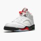 DA1911-102 Jordan 5 Retro Fire Red Silver Tongue (2020) Pánské Boty