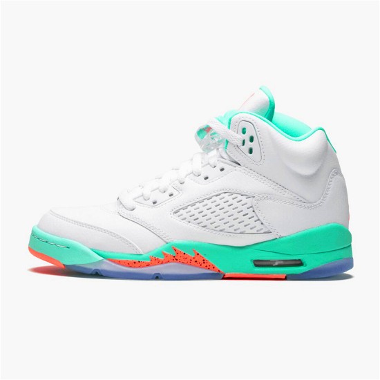 440892-100 Jordan 5 Retro Light Aqua Dámské A Pánské Boty