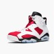 384664-160 Jordan 6 Retro Carmine (2014) Dámské A Pánské Boty